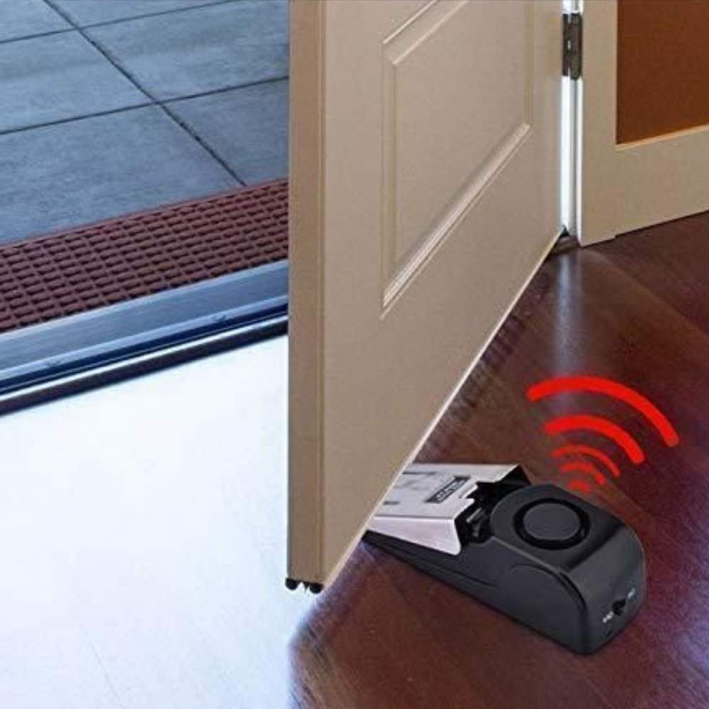 portable alarm door stopper